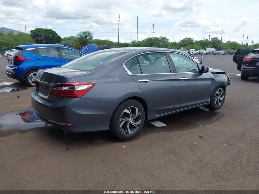 Vin: 1hgcr2f33ha052858, lot: 46302526, honda accord lx 20174