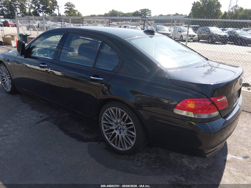 BMW 750LI 2008 VIN WBAHN835X8DT87748