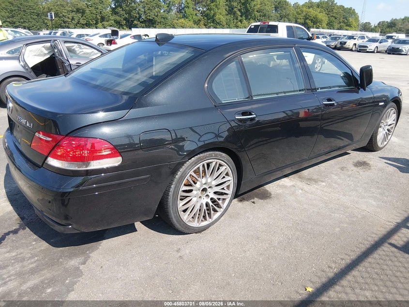 BMW 750LI 2008 VIN WBAHN835X8DT87748