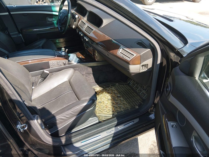 BMW 750LI 2008 VIN WBAHN835X8DT87748