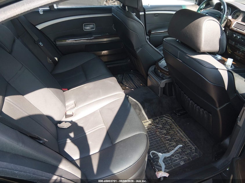 BMW 750LI 2008 VIN WBAHN835X8DT87748