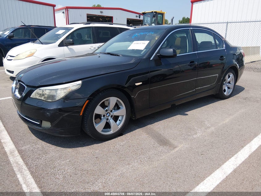 2008 BMW 5er, Обычный износ, IAAI, VIN WBANU53518CT12351 — фото 2