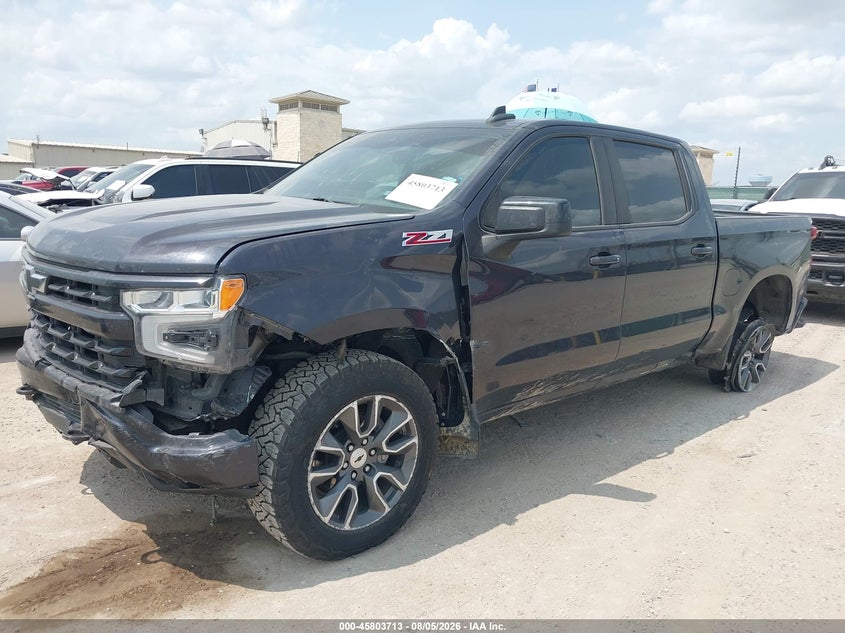 Vin: 2gcudeed4p1134796, lot: 46302544, chevrolet silverado 1500 4wd  short bed rst 20232