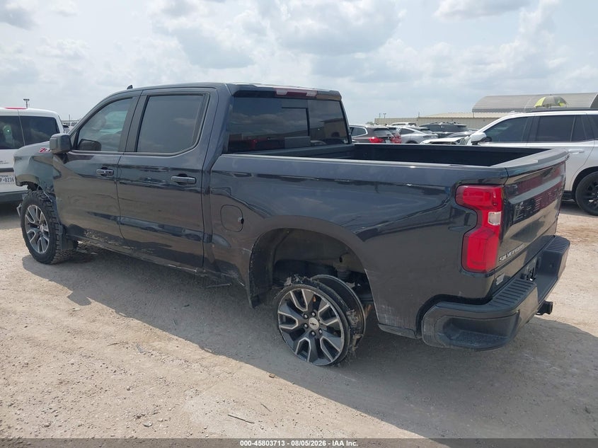 Vin: 2gcudeed4p1134796, lot: 46302544, chevrolet silverado 1500 4wd  short bed rst 20233