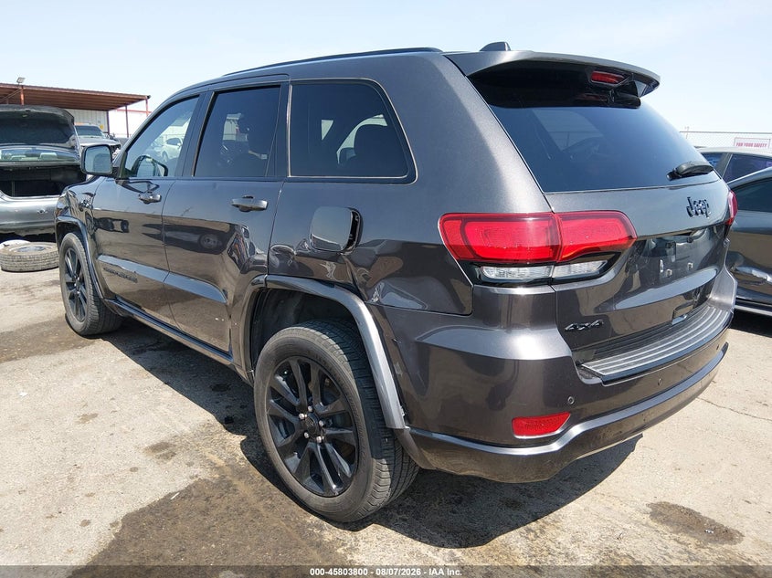 Vin: 1c4rjfag1jc343452, lot: 46302646, jeep grand cherokee altitude 4x4 20183