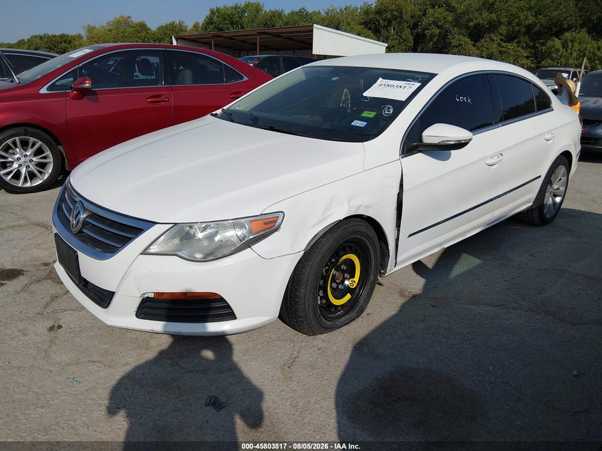 2012 Volkswagen Passat CC, Звичайний знос, IAAI, VIN WVWMN7AN1CE520365 — фото 2