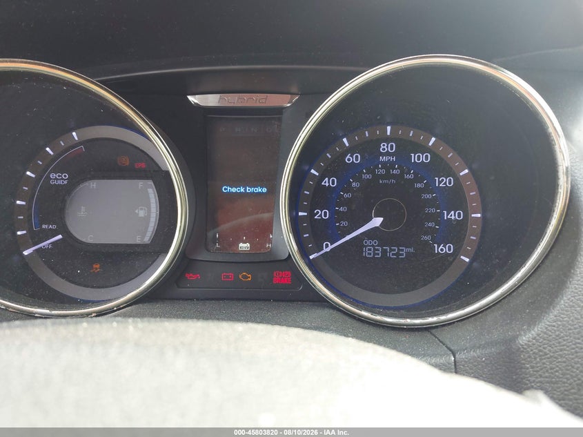 2011 HYUNDAI SONATA HYBRID auction photo 7