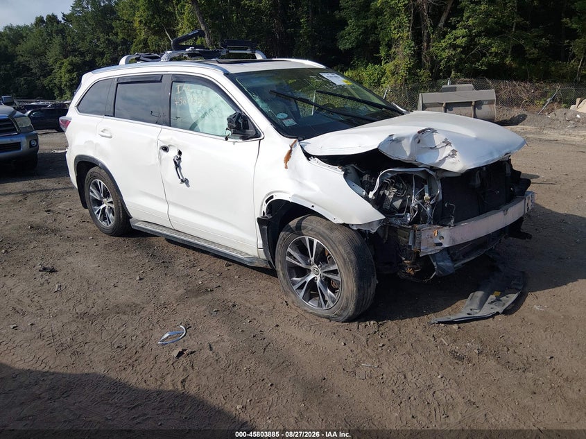 2016 TOYOTA HIGHLANDER auction photo 1