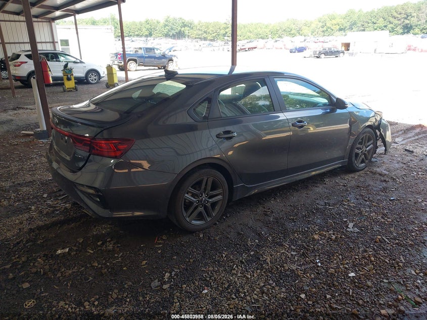 Vin: 3kpf34ad9le234742, lot: 46302804, kia forte gt-line 20204