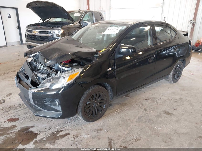 Vin: ml32fufj7nhf04980, lot: 46302808, mitsubishi mirage g4 black edition/es/le 20222
