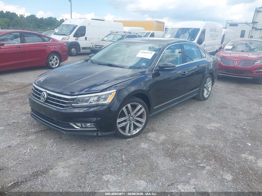 Vin: 1vwct7a33hc074302, lot: 46302817, volkswagen passat 1.8t sel premium 20172