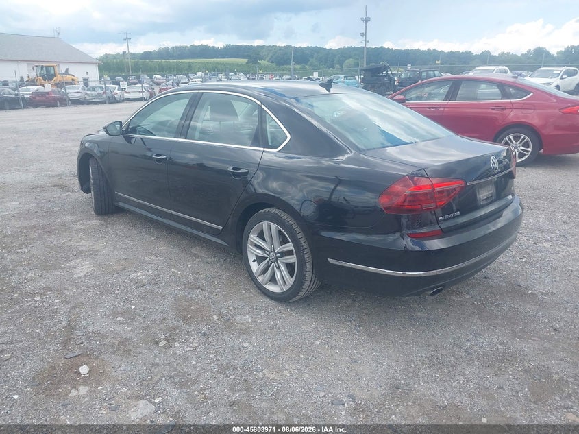Vin: 1vwct7a33hc074302, lot: 46302817, volkswagen passat 1.8t sel premium 20173