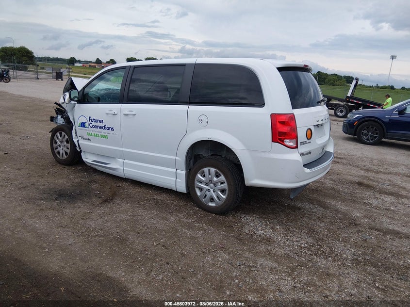 Vin: 2c7wdgbg2jr362844, lot: 46302818, dodge grand caravan se 20183
