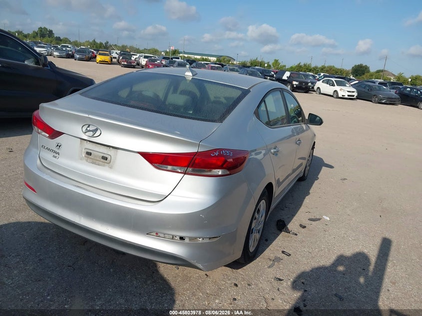 Vin: 5npd74lf3hh209607, lot: 46302824, hyundai elantra se 20174