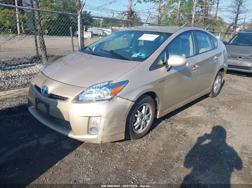 Vin: jtdkn3du9a0141692, lot: 46302828, toyota prius ii 20102