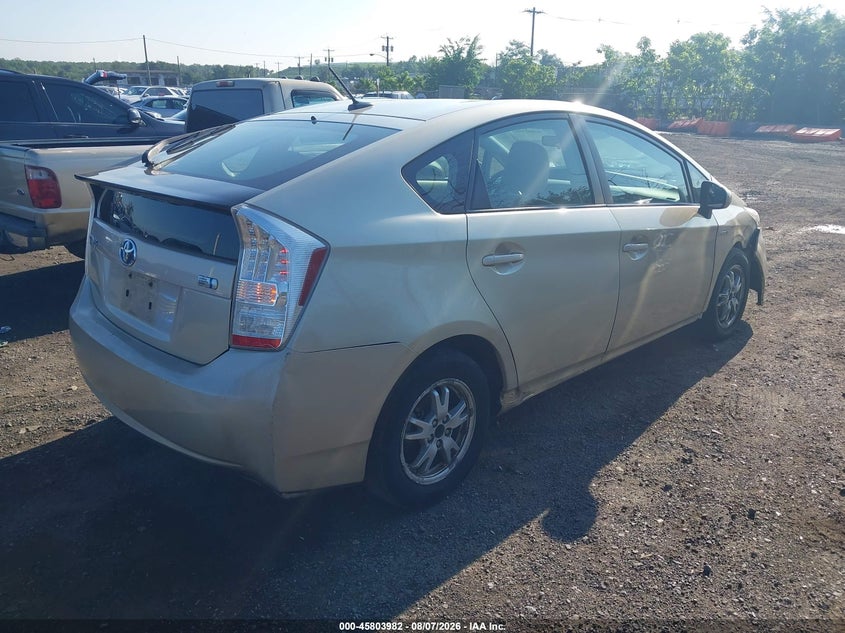 Vin: jtdkn3du9a0141692, lot: 46302828, toyota prius ii 20104
