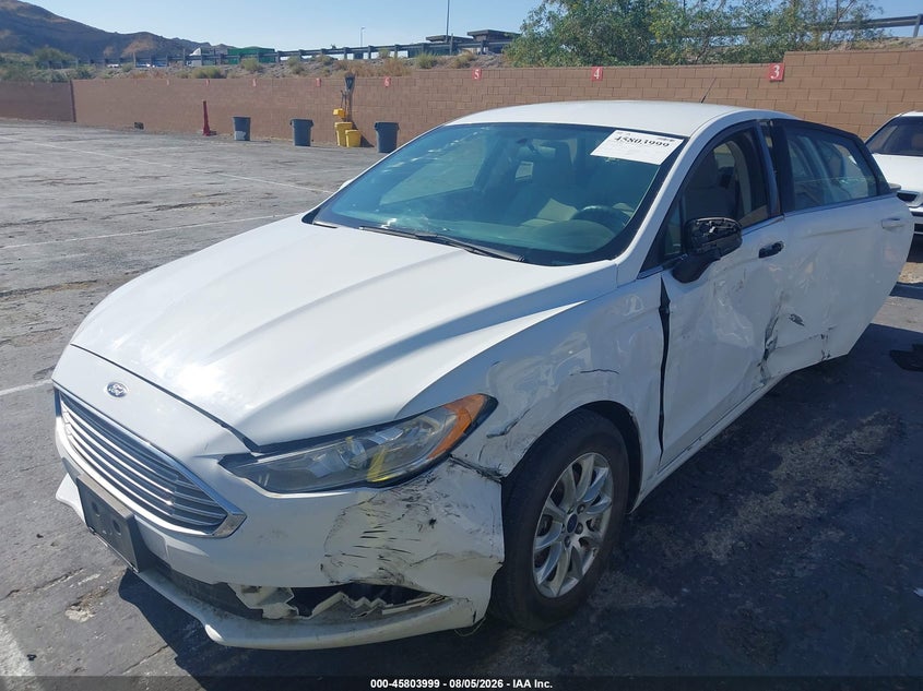 Vin: 3fa6p0g74hr368417, lot: 46302845, ford fusion s 20172