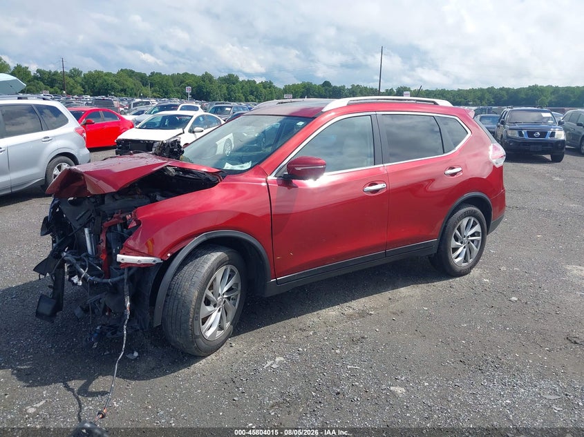 Vin: 5n1at2mv9fc766793, lot: 46302861, nissan rogue sl 20152