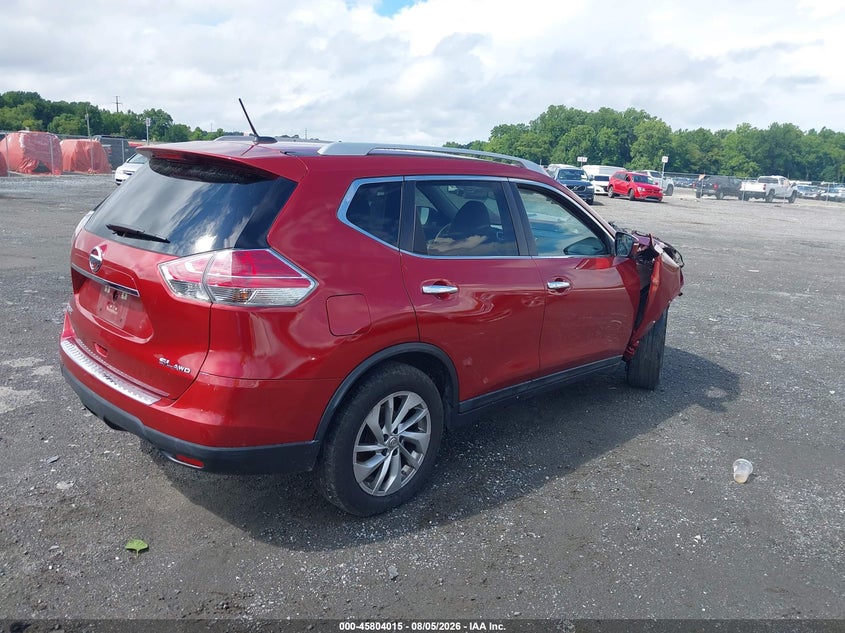 Vin: 5n1at2mv9fc766793, lot: 46302861, nissan rogue sl 20154