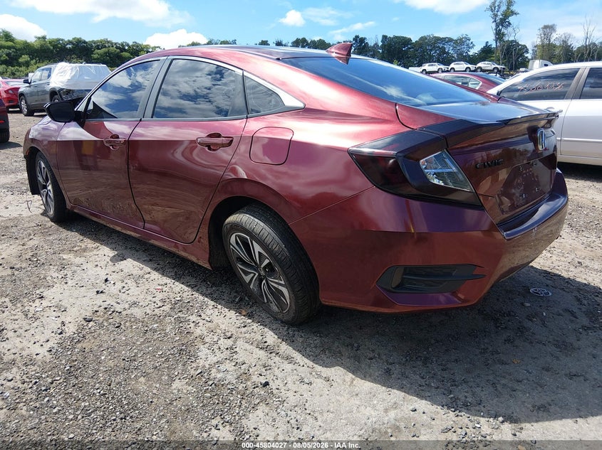 Vin: 2hgfc1f76hh653050, lot: 46302873, honda civic ex-l 20173