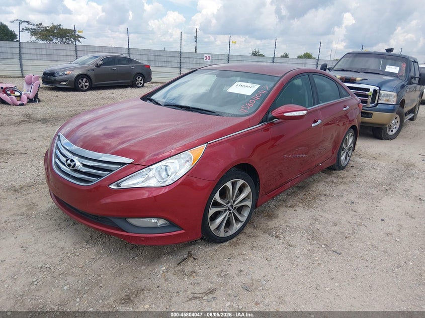 2014 Hyundai Sonata, Обычный износ, IAAI, VIN 5NPEC4AC9EH845503 — фото 2