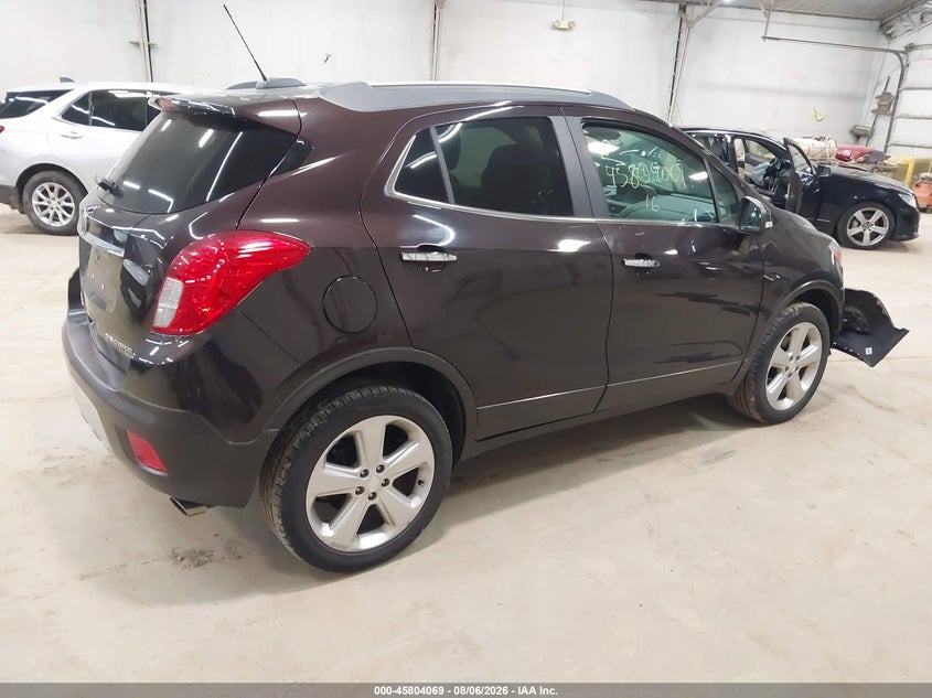 Vin: kl4cjesb8gb720449, lot: 46302915, buick encore 20164