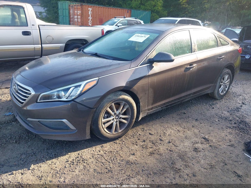 Vin: 5npe24af7hh527624, lot: 46302925, hyundai sonata se 20172