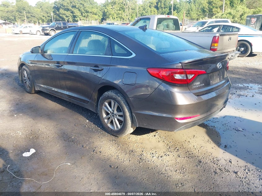 Vin: 5npe24af7hh527624, lot: 46302925, hyundai sonata se 20173