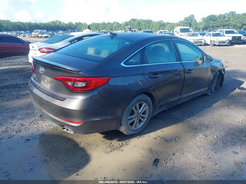 Vin: 5npe24af7hh527624, lot: 46302925, hyundai sonata se 20174
