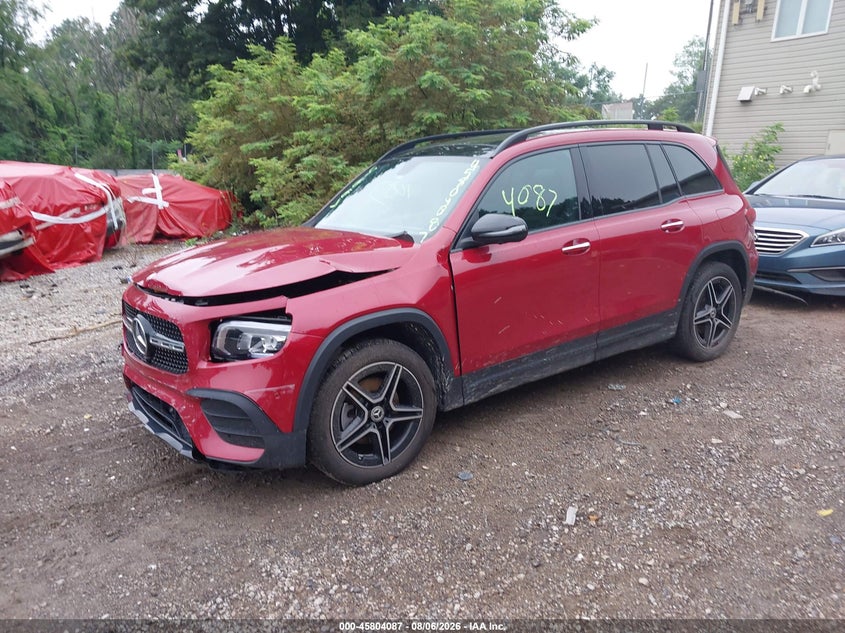 Vin: w1n4m4hb1nw260312, lot: 46302933, mercedes-benz glb 250 4matic 20222