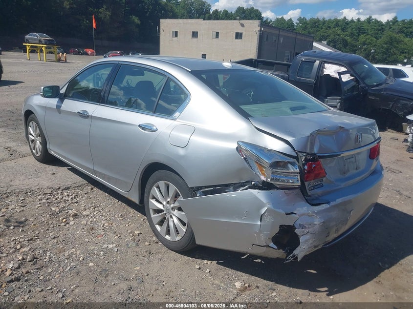 Vin: 1hgcr3f89ea037729, lot: 46302949, honda accord ex-l v-6 20143