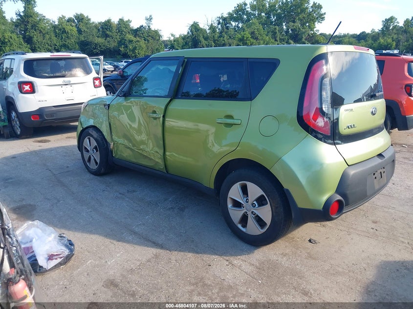 Vin: kndjn2a26g7840934, lot: 46302953, kia soul 20163