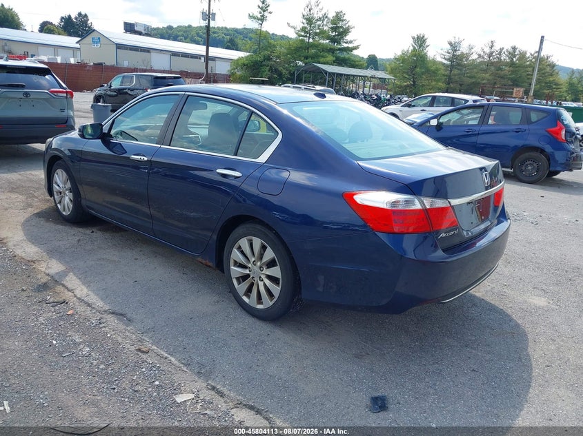 Vin: 1hgcr2f81ea138550, lot: 46302959, honda accord ex-l 20143