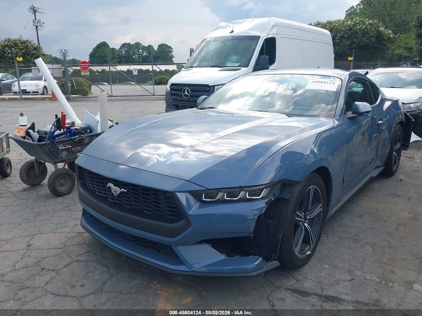 Vin: 1fa6p8th6r5138542, lot: 46302970, ford mustang ecoboost fastback 20242