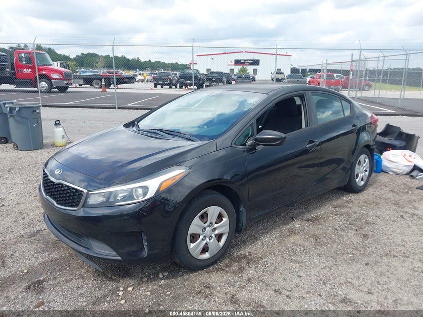 Vin: 3kpfk4a70he080457, lot: 46303005, kia forte lx 20172