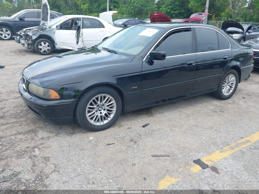 2003 BMW 5ER SEDAN 3.0L I-6 DOHC, VVT, PREMIUM , 225HP