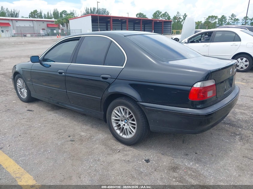 2003 BMW 5ER SEDAN 3.0L I-6 DOHC, VVT, PREMIUM , 225HP