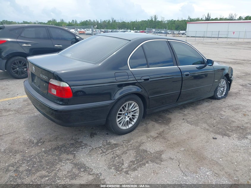 2003 BMW 5ER SEDAN 3.0L I-6 DOHC, VVT, PREMIUM , 225HP