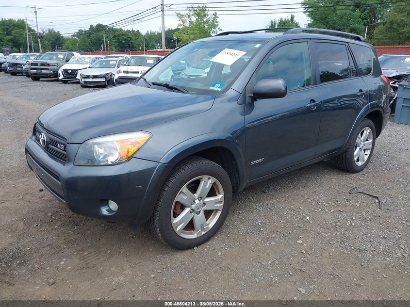 2007 Toyota RAV 4, Rear, IAAI, VIN JTMBK32V375026876 — photo 2