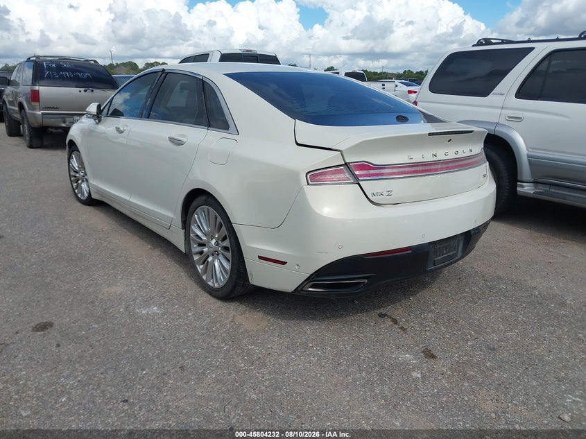 2013 LINCOLN MKZ SEDAN 2.0L I-4 DI, DOHC, VVT, TURBO, 240HP