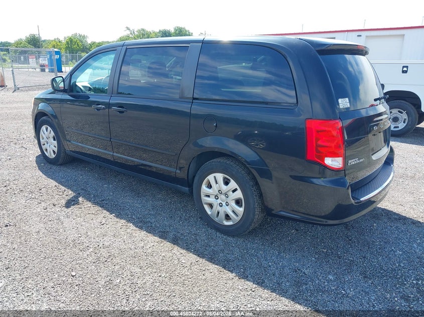 Vin: 2c4rdgbg3gr100706, lot: 46303118, dodge grand caravan se 20163