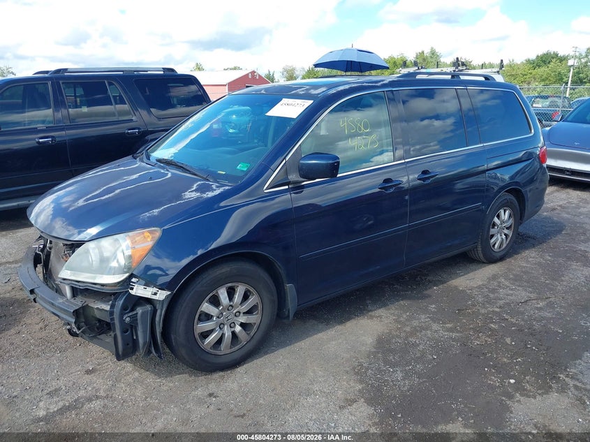 Vin: 5fnrl3h79ab054725, lot: 46303119, honda odyssey ex-l 20102