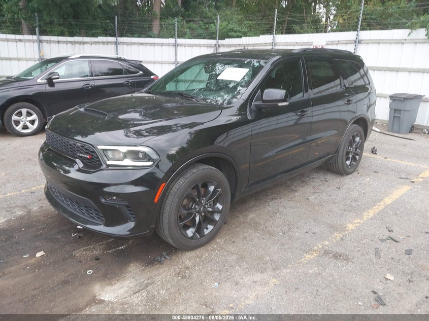 Vin: 1c4rdjdg2mc805155, lot: 46303121, dodge durango gt plus awd 20212