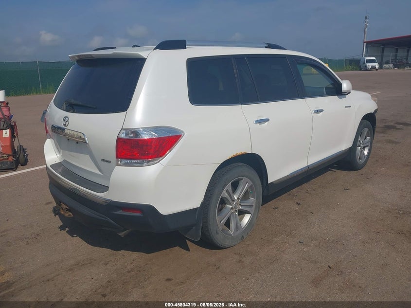 Vin: 5tddk3eh4bs064408, lot: 46303165, toyota highlander limited v6 20114
