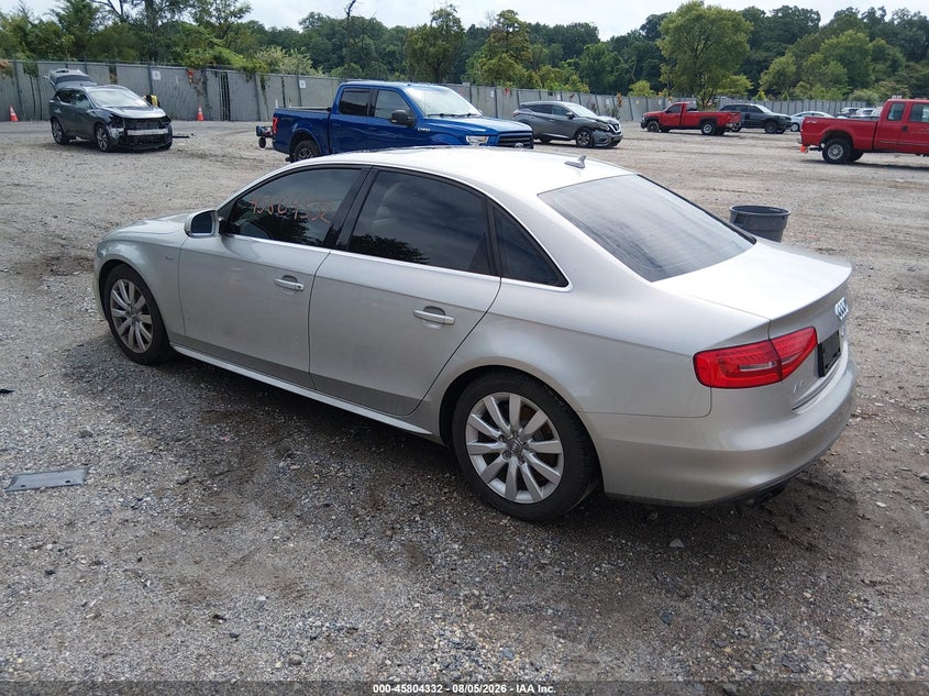 Vin: waubfafl9fn014714, lot: 46303178, audi a4 2.0t premium 20153