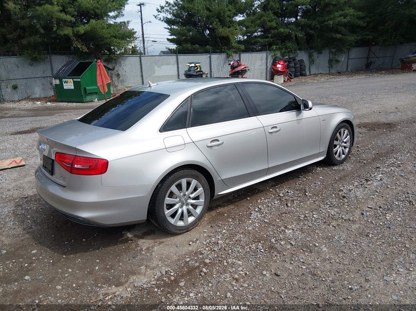 Vin: waubfafl9fn014714, lot: 46303178, audi a4 2.0t premium 20154