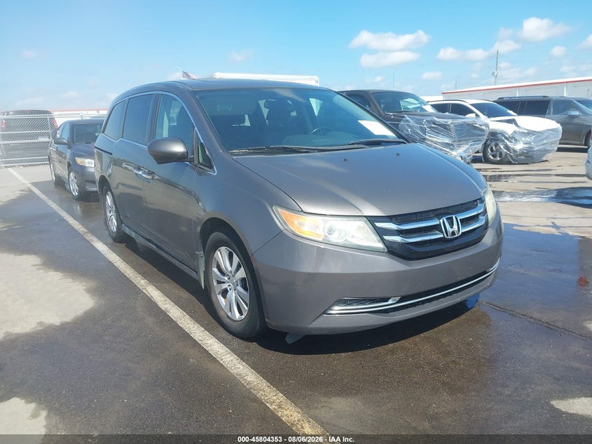 Vin: 5fnrl5h67eb127941, lot: 46303199, honda odyssey ex-l 2014 img_1