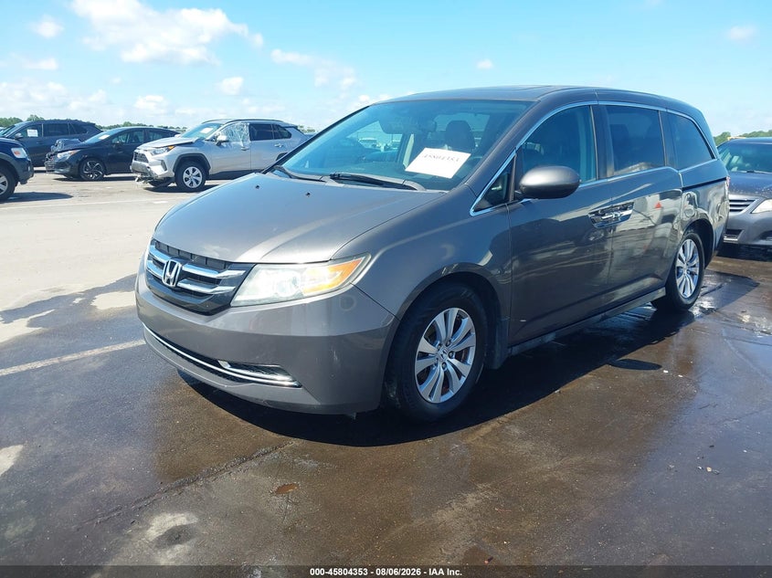 Vin: 5fnrl5h67eb127941, lot: 46303199, honda odyssey ex-l 20142