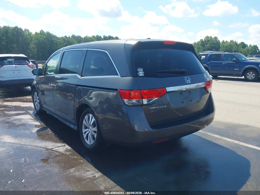 Vin: 5fnrl5h67eb127941, lot: 46303199, honda odyssey ex-l 20143