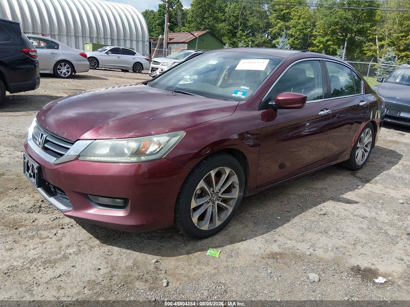 Vin: 1hgcr2f5xea090746, lot: 46303200, honda accord sport 20142